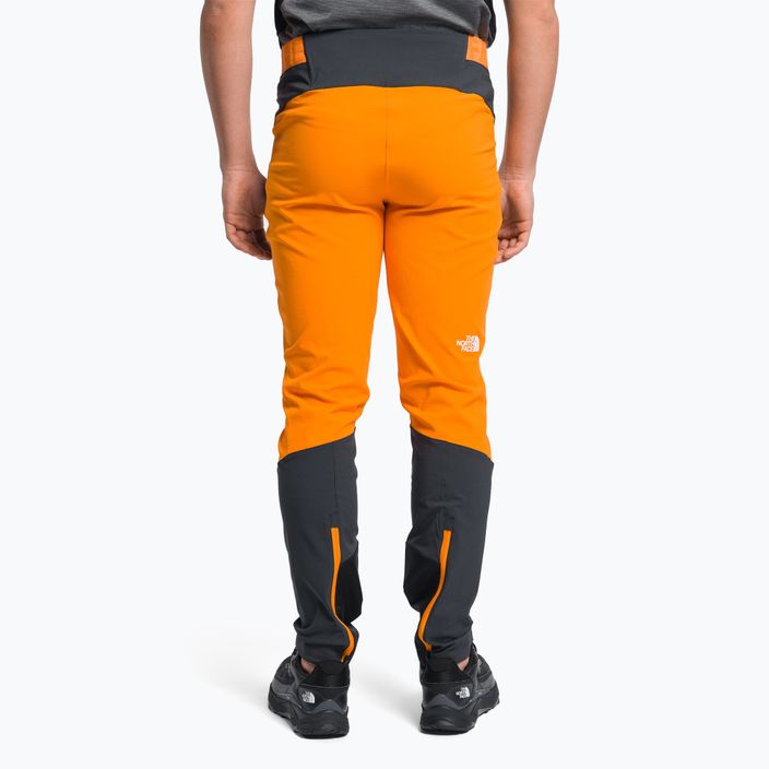 Spodnie softshell męskie The North Face Dawn Turn cone orange/asphalt grey/black 4