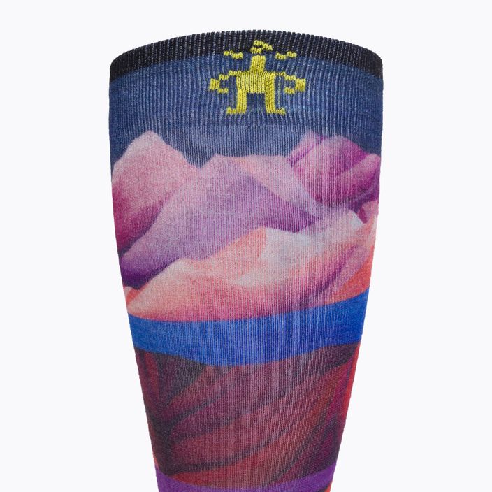 Skarpety narciarskie damskie Smartwool Ski Zero Cushion Print OTC kolorowe SW001866150 3