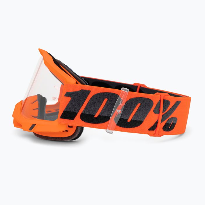 Gogle rowerowe 100% Accuri 2 neon/orange/clear 4