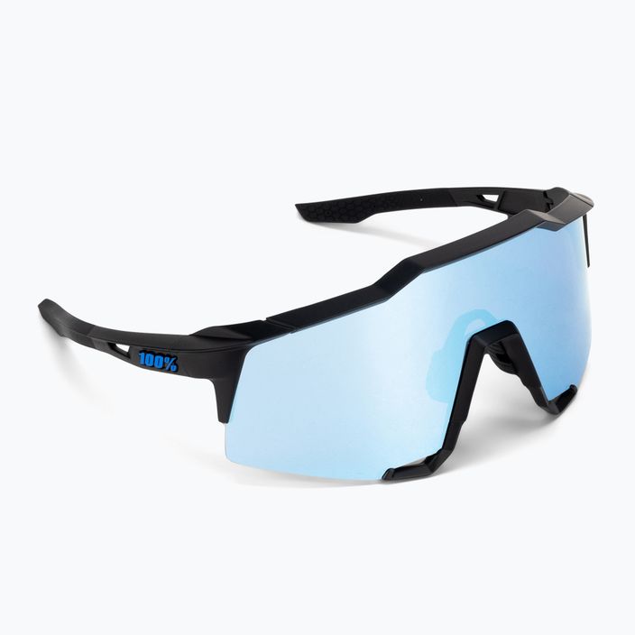 Okulary przeciwsłoneczne 100% Speedcraft matte black/hiper blue multilayer mirror 2