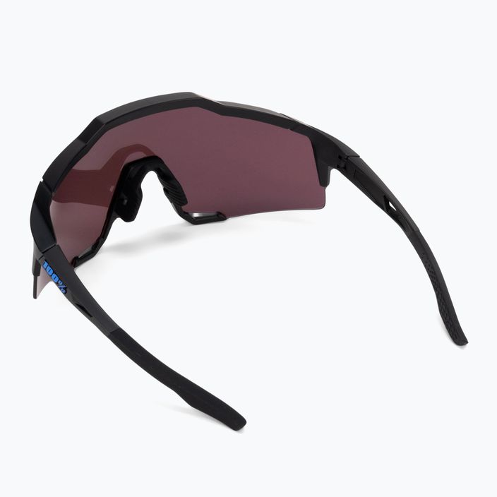 Okulary przeciwsłoneczne 100% Speedcraft matte black/hiper blue multilayer mirror 3