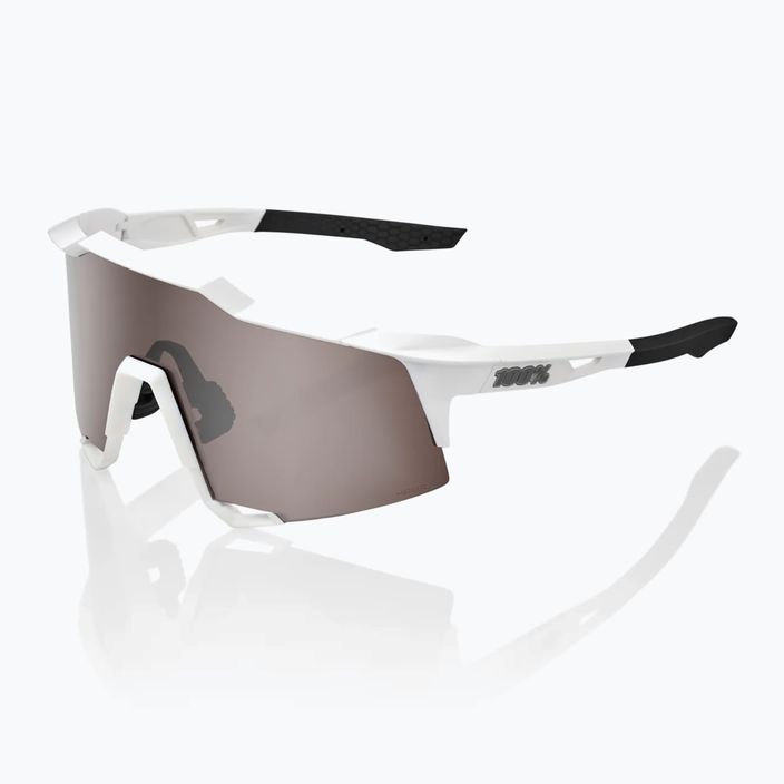 Okulary przeciwsłoneczne 100% Speedcraft matte white/hiper silver mirror 7