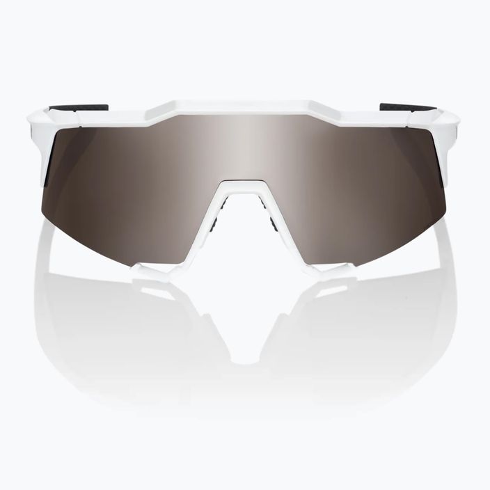Okulary przeciwsłoneczne 100% Speedcraft matte white/hiper silver mirror 8
