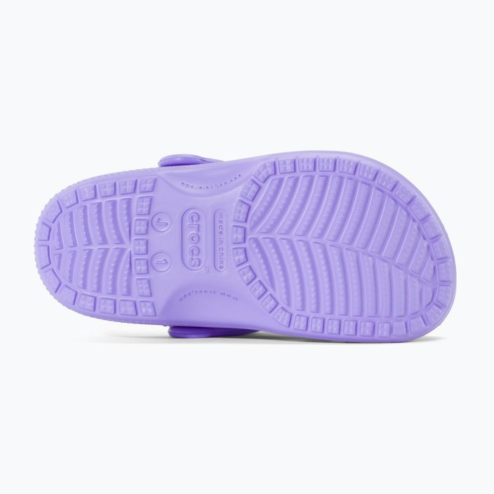 Klapki dziecięce Crocs Classic Clog Kids digital violet 5