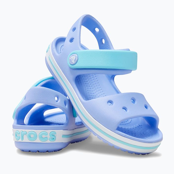 Sandały dziecięce Crocs Crocband Sandal Kids moon jelly 13