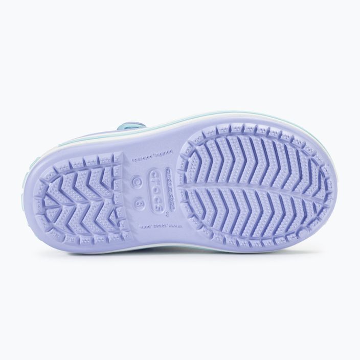 Sandały dziecięce Crocs Crocband Sandal Kids moon jelly 4