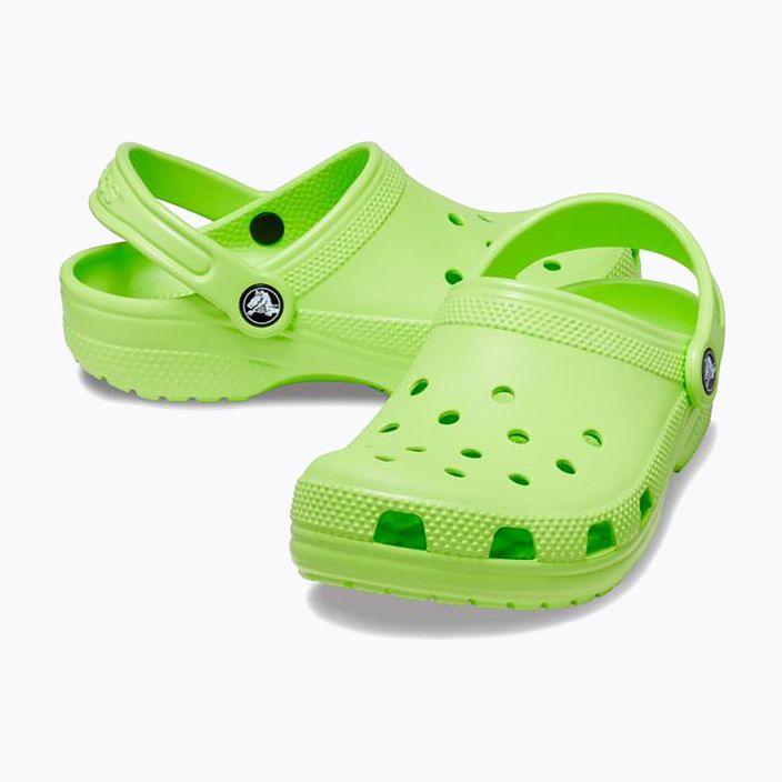 Klapki dziecięce Crocs Classic Clog T limeade 11