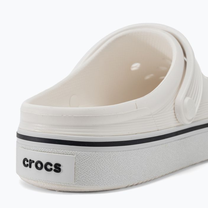 Klapki męskie Crocs Crocband Clean Of Court Clog white 10