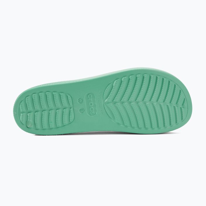 Klapki damskie Crocs Classic Platform jade stone 4