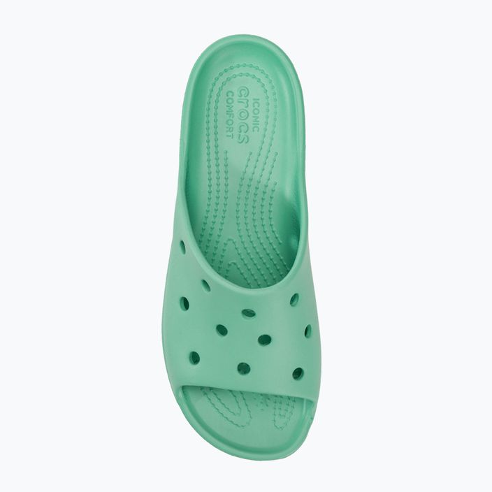 Klapki damskie Crocs Classic Platform jade stone 5