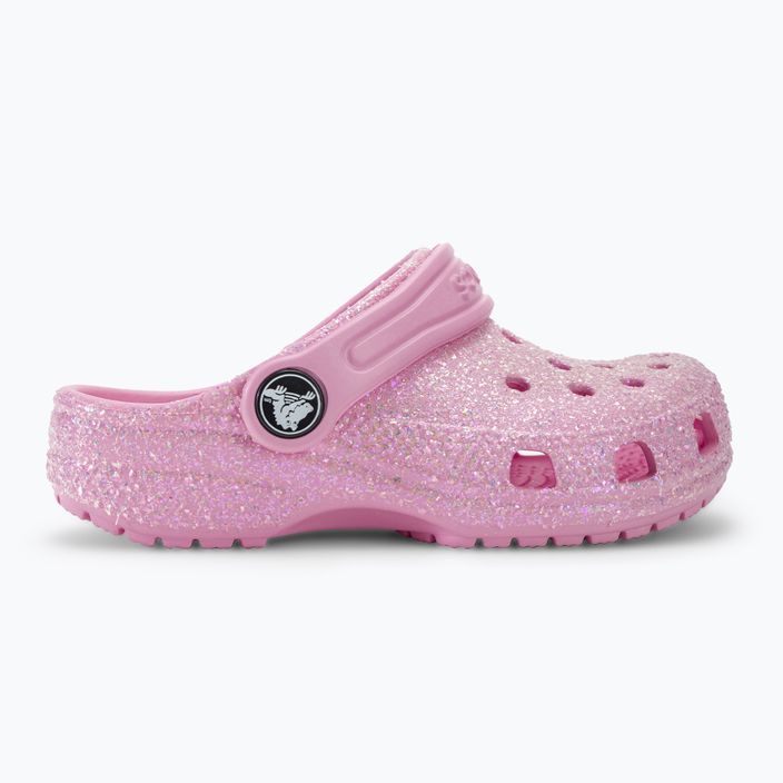 Klapki dziecięce Crocs Classic Glitter Clog T flamingo 3
