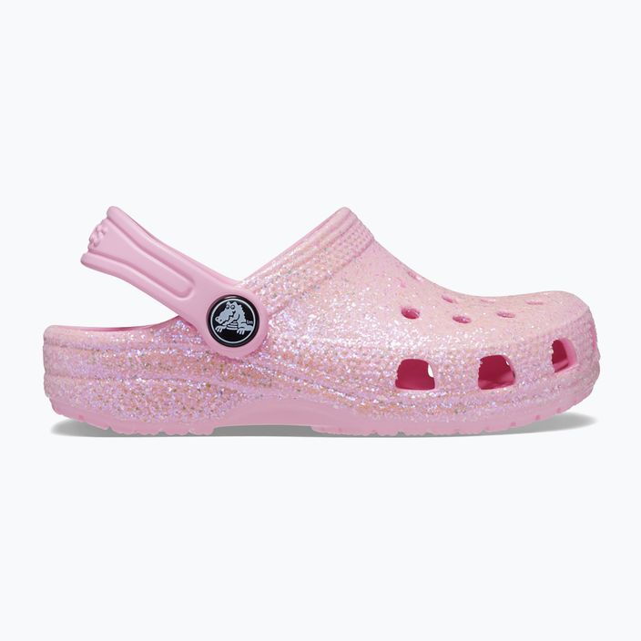 Klapki dziecięce Crocs Classic Glitter Clog T flamingo 10