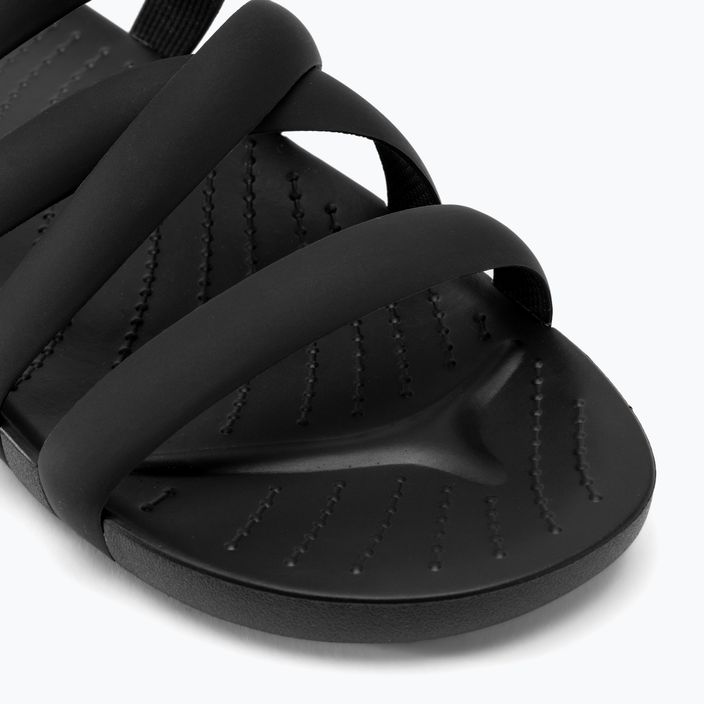 Klapki damskie Crocs Splash Strappy Sandal black 7