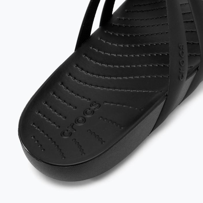 Klapki damskie Crocs Splash Strappy Sandal black 9