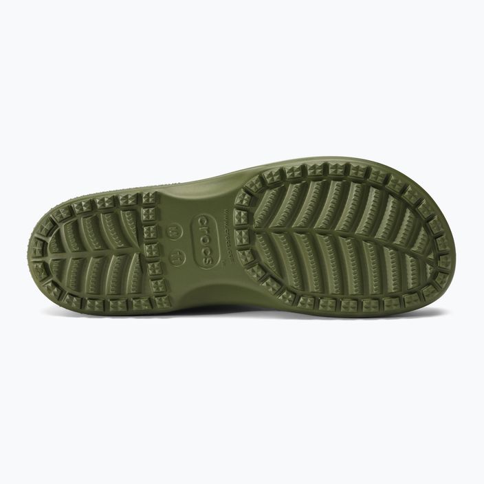 Kalosze Crocs Classic Rain Boot army green 5