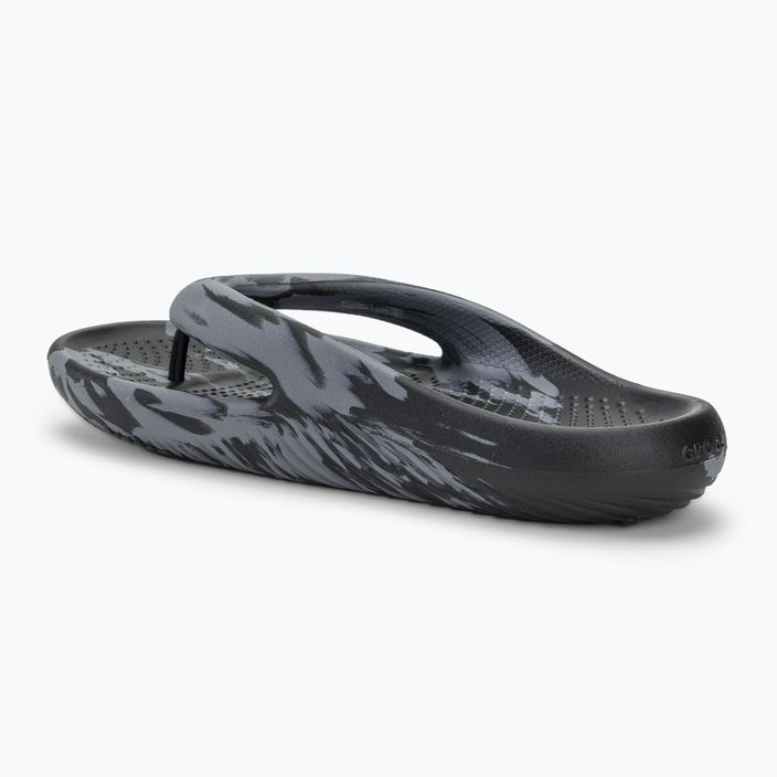 Japonki Crocs Mellow Marbled Recovery black/charcoal 3