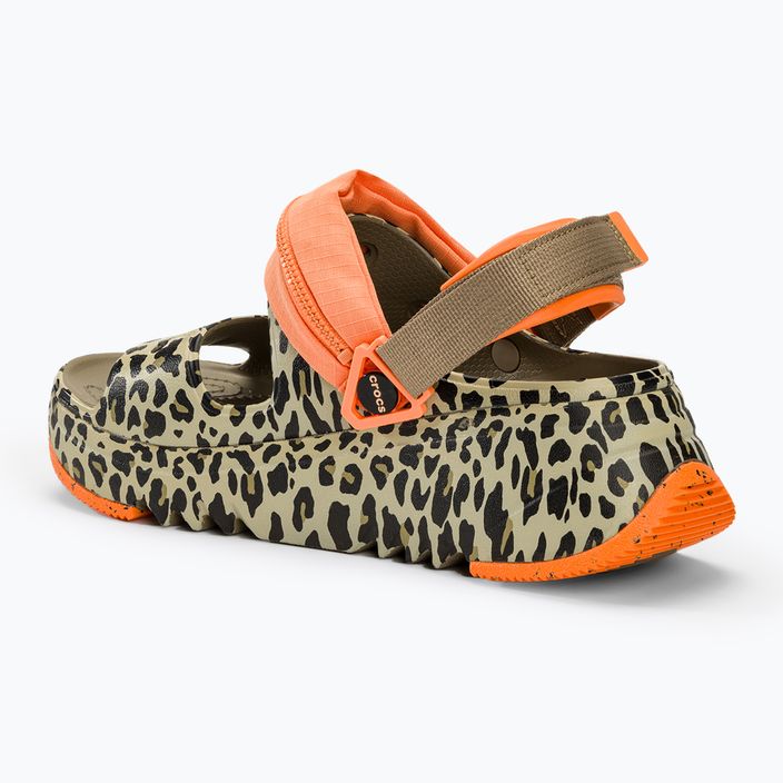 Sandały Crocs Hiker Xscape Animal khaki/leopard 3