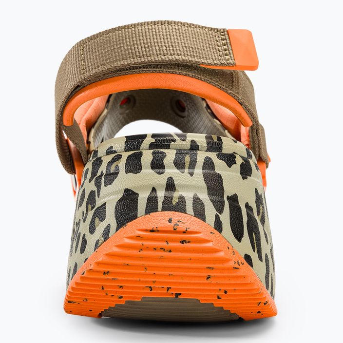 Sandały Crocs Hiker Xscape Animal khaki/leopard 6