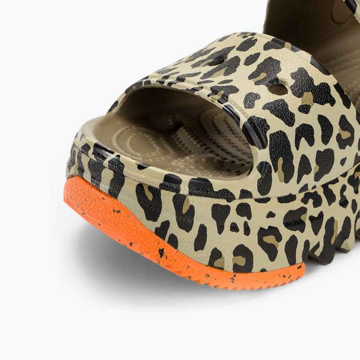 Sandały Crocs Hiker Xscape Animal khaki/leopard 7