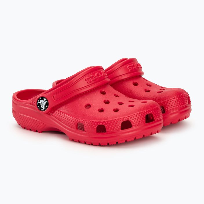 Klapki dziecięce Crocs Classic Clog T varsity red 5