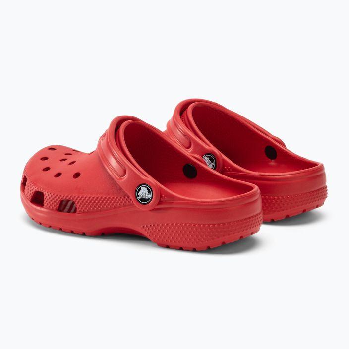 Klapki dziecięce Crocs Classic Clog Kids varsity red 4