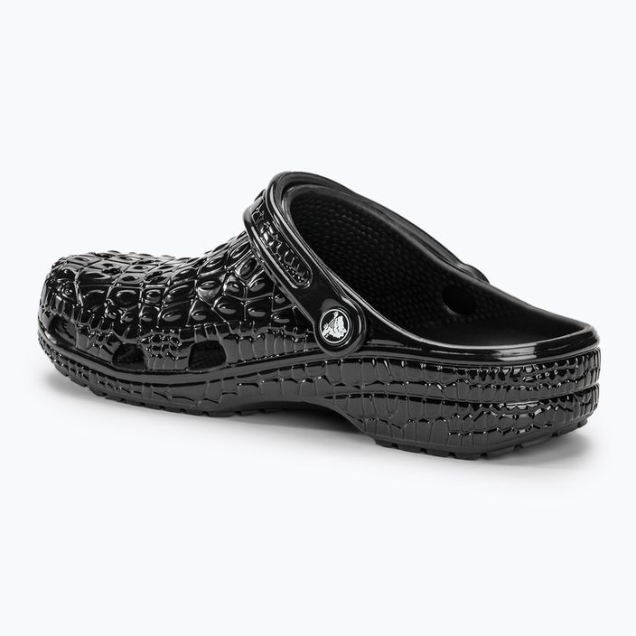 Klapki Crocs Classic Metallic Crocskin black 4