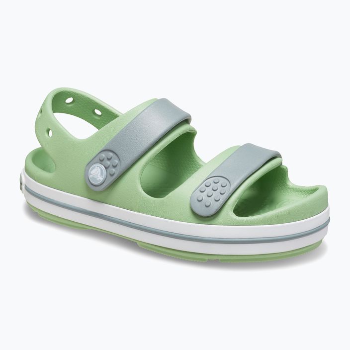 Sandały dziecięce Crocs Crocband Cruiser Toddler fair green/dusty green 8