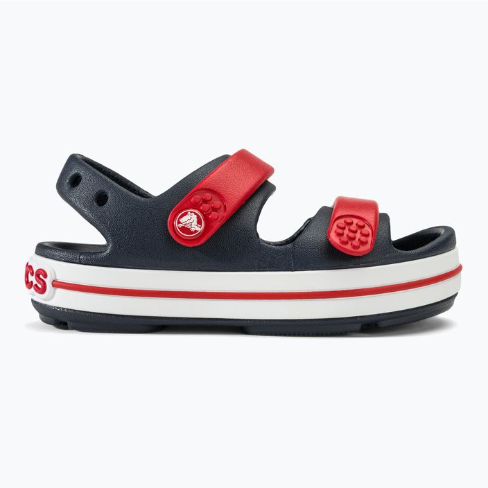 Sandały dziecięce Crocs Crocband Cruiser Toddler navy/varsity red 2