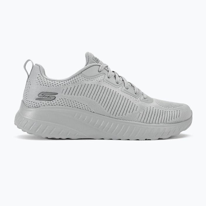 Buty damskie SKECHERS Bobs Squad Chaos Face Off light gray 2