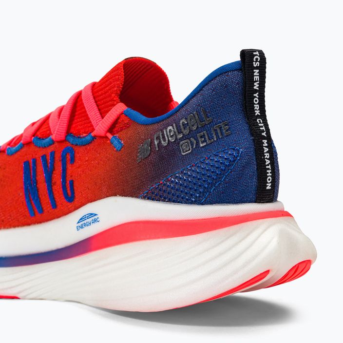 Buty do biegania damskie New Balance NYC Marathon FuelCell SuperComp Elite v3 red 10