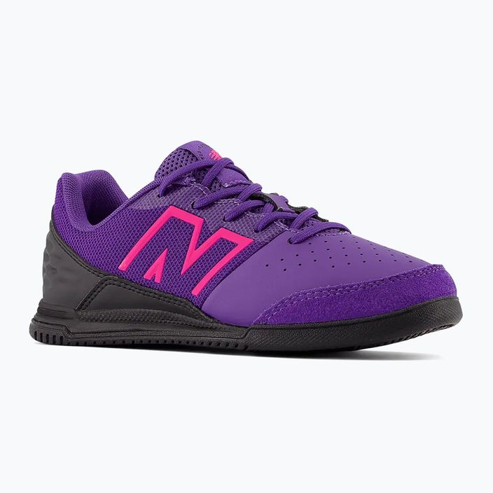 Buty piłkarskie dziecięce New Balance  Audazo V6 Command JNR IN prism purple 10