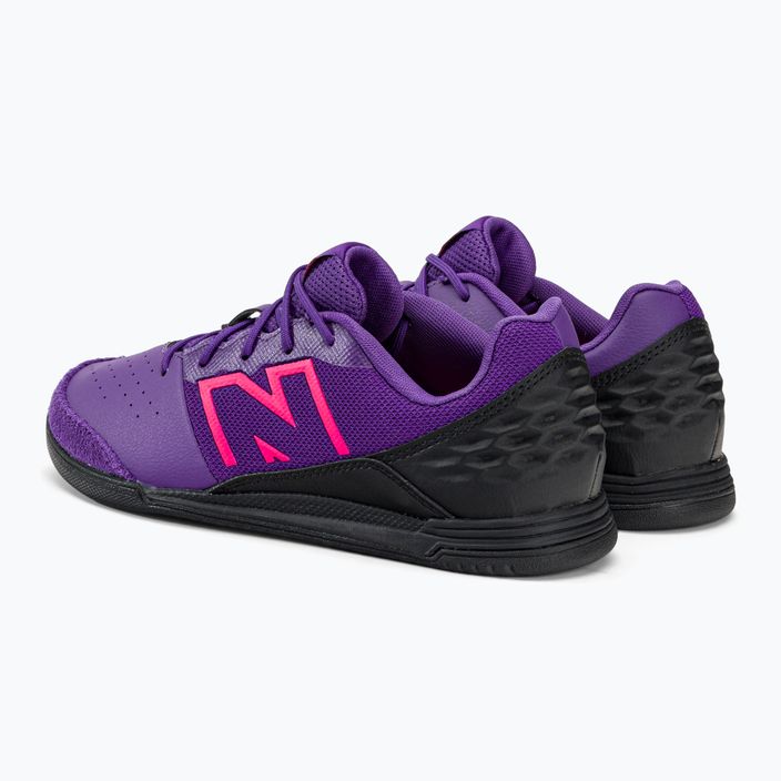 Buty piłkarskie dziecięce New Balance  Audazo V6 Command JNR IN prism purple 3