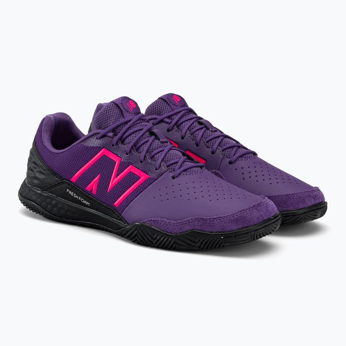 Buty piłkarskie męskie New Balance Audazo V6 Command IN prism purple 4