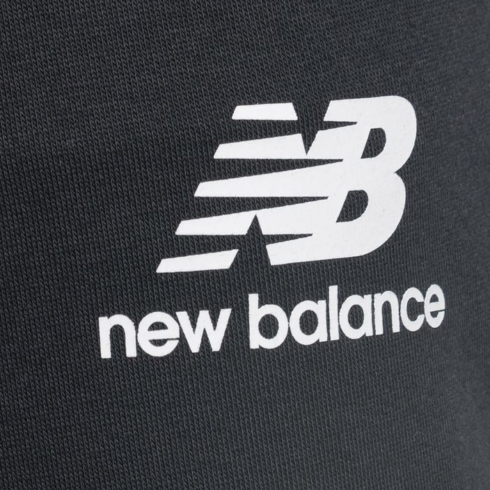 Spodnie męskie New Balance Essentials Stacked Logo French black 7
