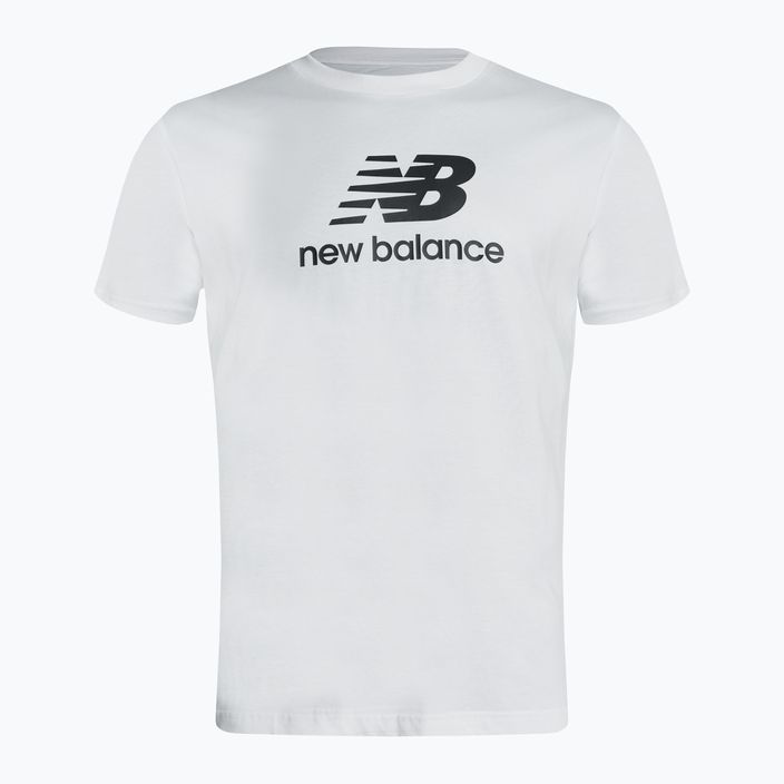 Koszulka męska New Balance Essentials Stacked Logo white 5