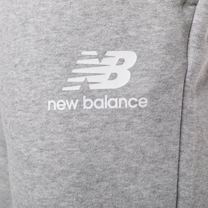 Spodnie damskie New Balance Essentials Stacked Logo French athletic grey 7