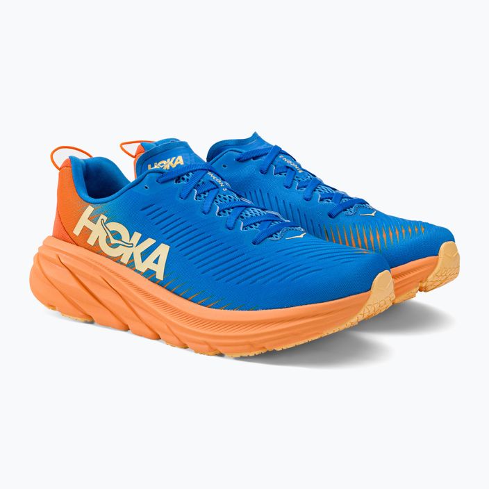 Buty do biegania męskie HOKA Rincon 3 coastal sky/vibrant orange 3