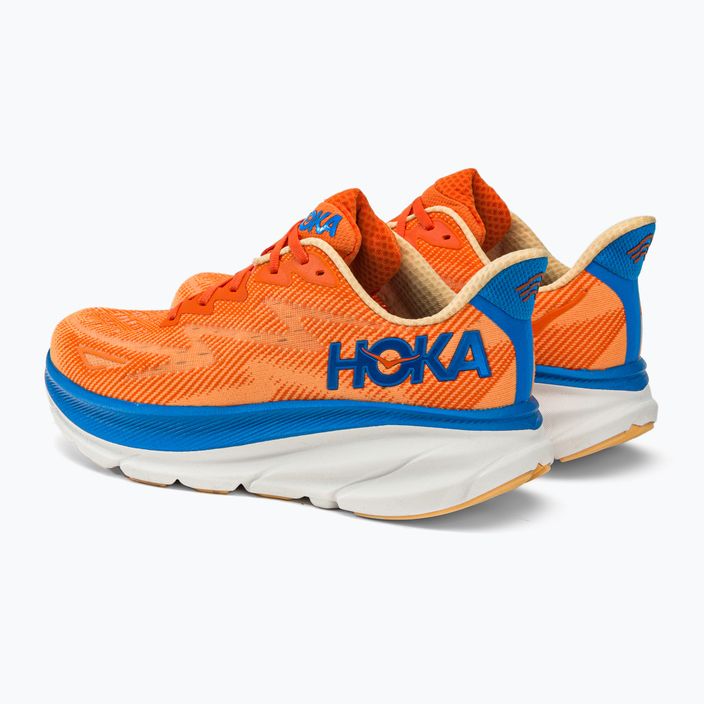 Buty do biegania męskie HOKA Clifton 9 vibrant orange/impala 4