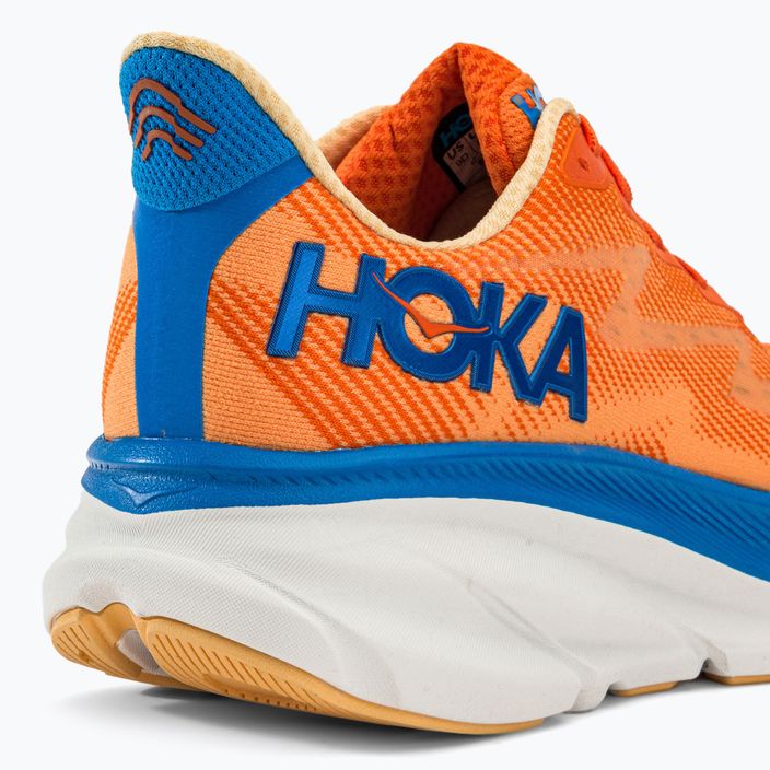Buty do biegania męskie HOKA Clifton 9 vibrant orange/impala 9