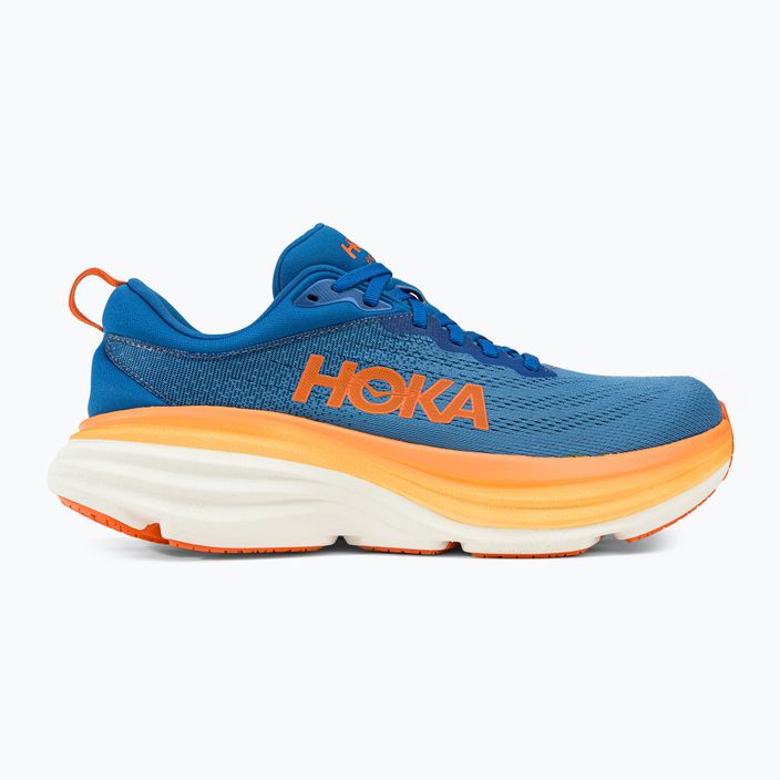 Buty do biegania męskie HOKA Bondi 8 coastal sky/vibrant orange 2