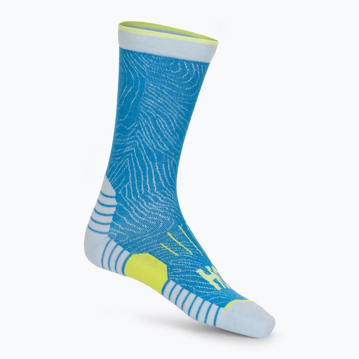 Skarpety do biegania HOKA Crew Run Sock 3 pary diva blue/ice water/evening primrose 2