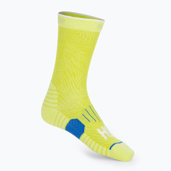 Skarpety do biegania HOKA Crew Run Sock 3 pary diva blue/ice water/evening primrose 4