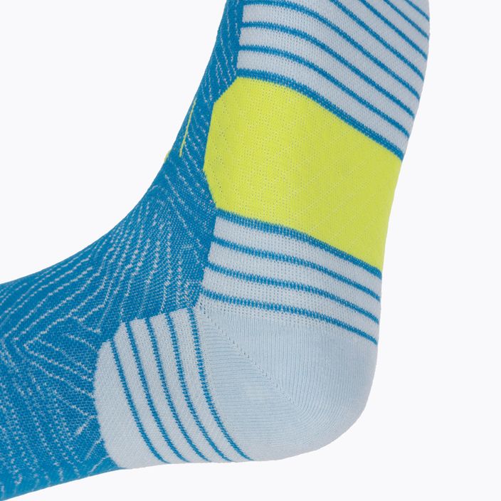 Skarpety do biegania HOKA Crew Run Sock 3 pary diva blue/ice water/evening primrose 7