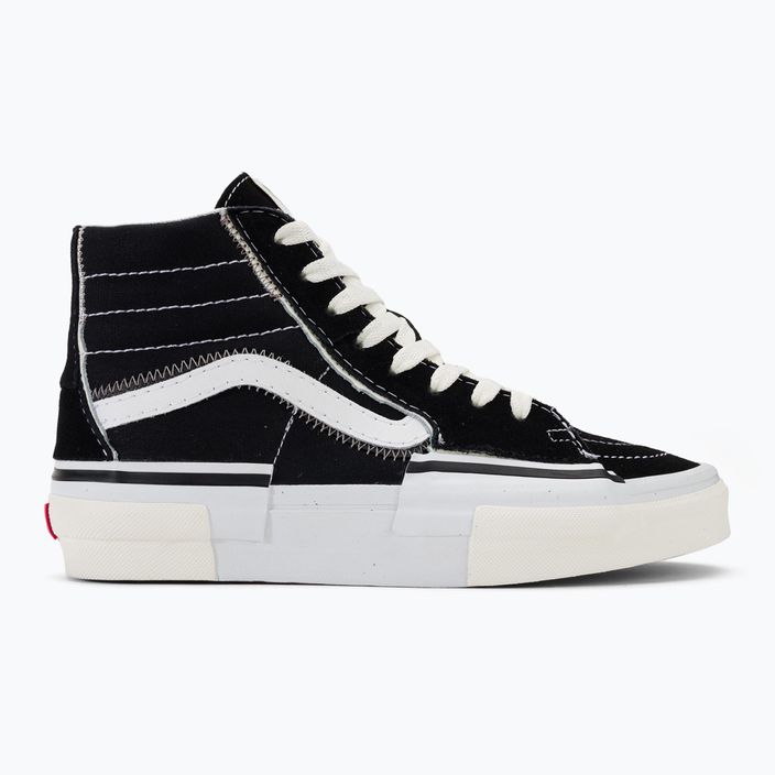 Buty Vans SK8-Hi Reconstruct black/true white 2