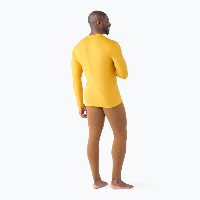 Longsleeve termoaktywny męski Smartwool Merino 250 Baselayer Crew Boxed honey gold 2