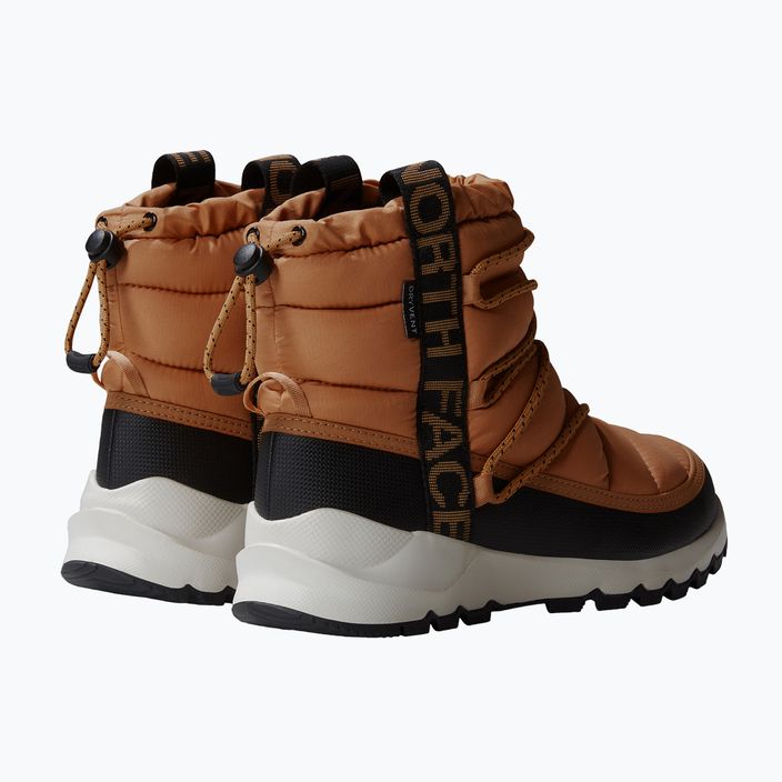 Śniegowce damskie The North Face Thermoball Lace Up WP almond butter / black 3