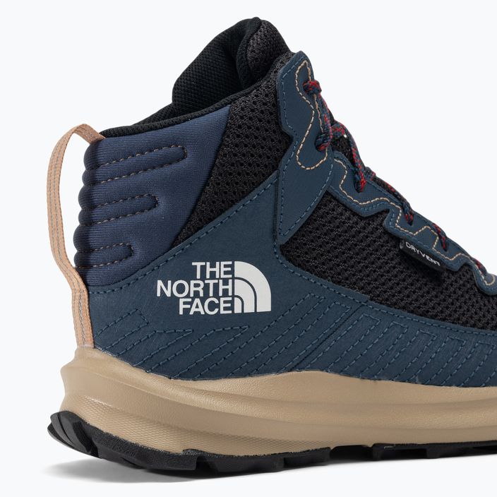 Buty trekkingowe dziecięce The North Face Fastpack Hiker Mid WP shady blue/white 9