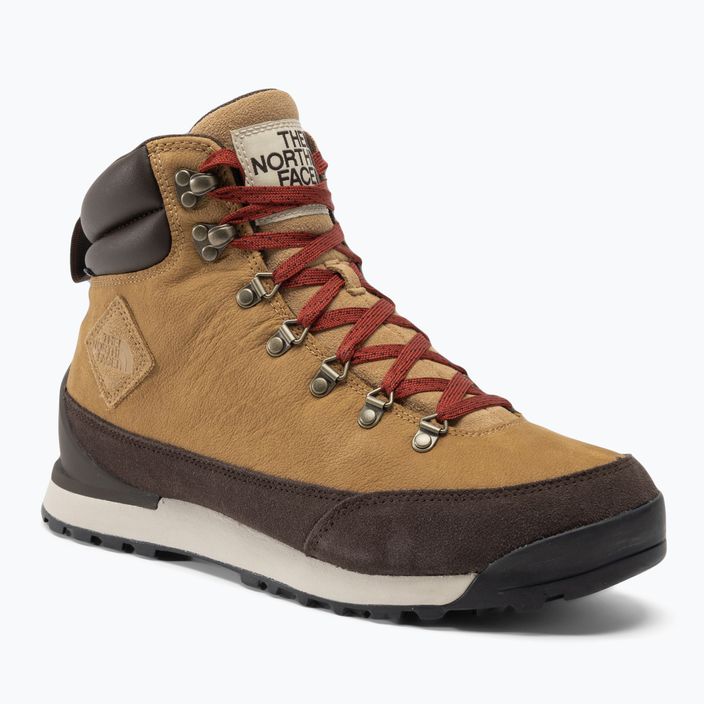 Buty trekkingowe męskie The North Face Back To Berkeley IV Leather WP almond butter/demitasse brown