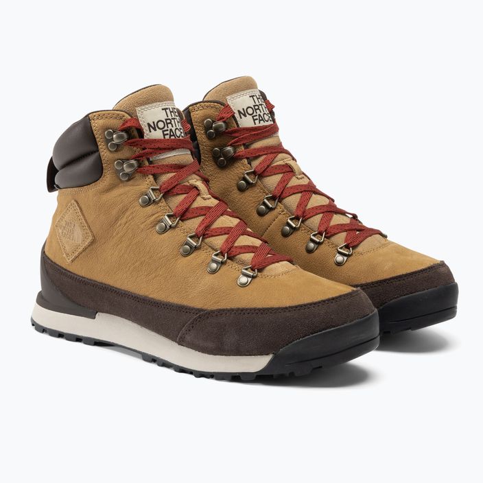 Buty trekkingowe męskie The North Face Back To Berkeley IV Leather WP almond butter/demitasse brown 4
