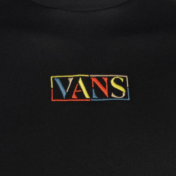Koszulka męska Vans Multi Colored Center Logo SS Tee black 3